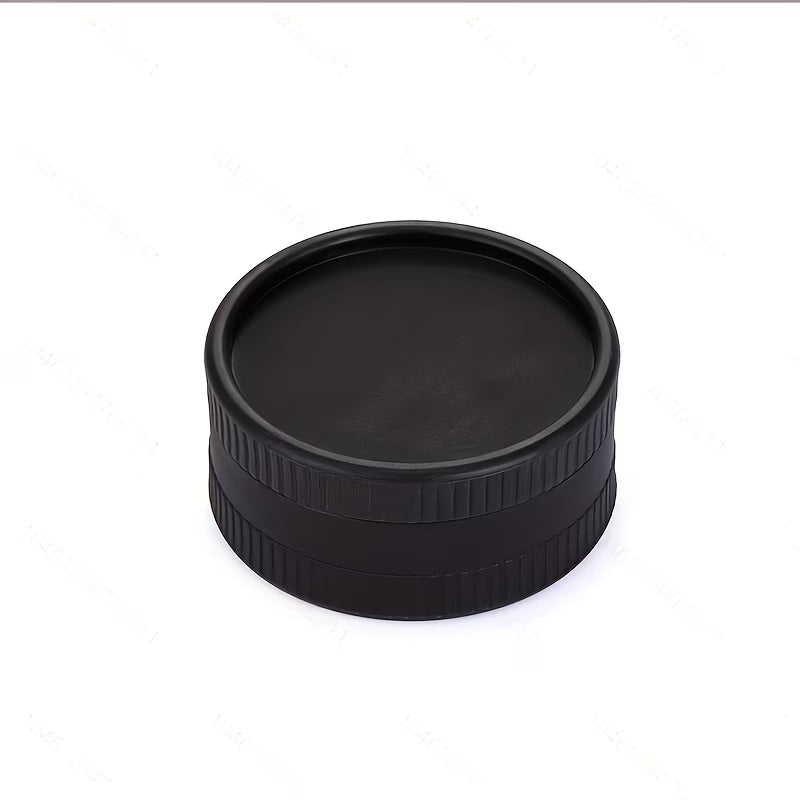 Black Smoking Set — Tray, Cigarette Case, Hand Grinder & Storage Tube