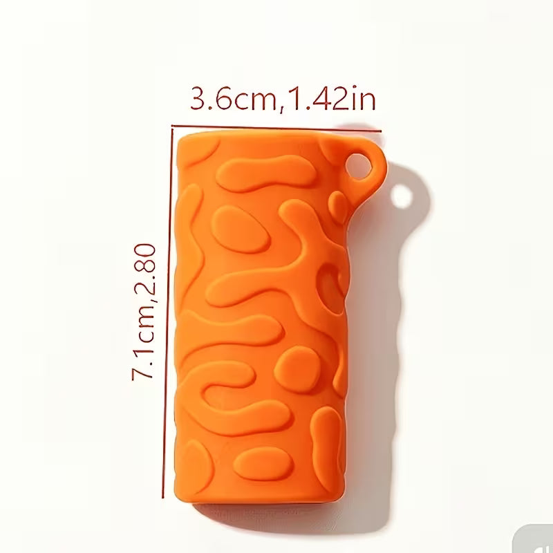 Textured Lighter Case with Keychain Hole — Anti-Slip J26 Compatible Cover
