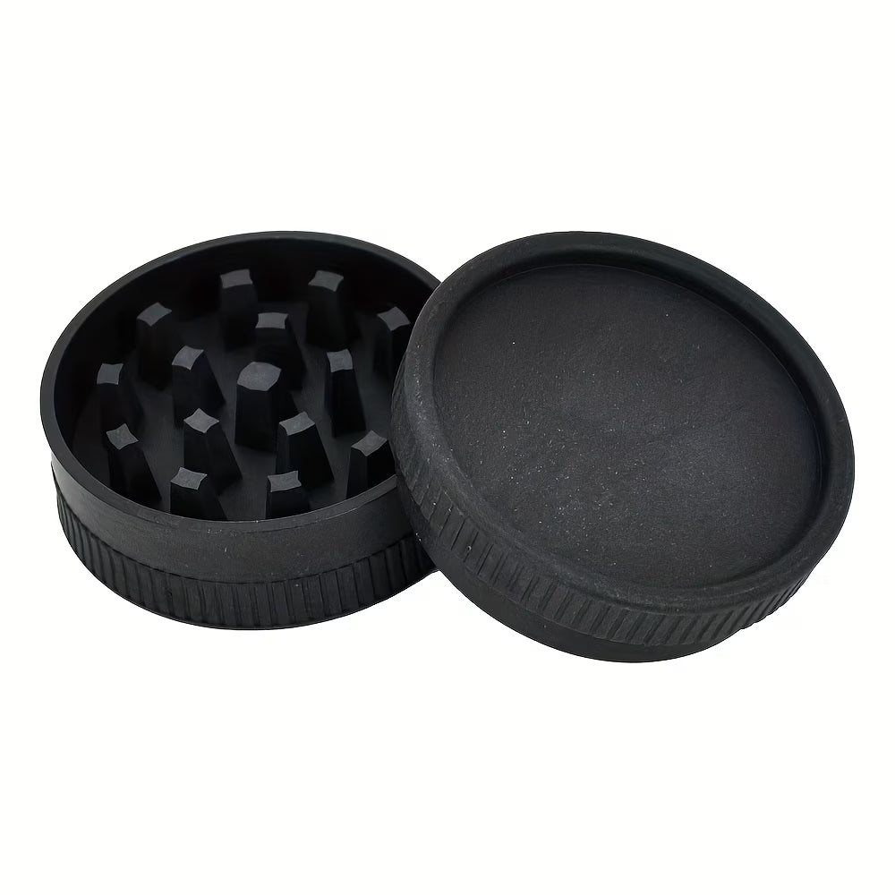 Black Smoking Set — Tray, Cigarette Case, Hand Grinder & Storage Tube