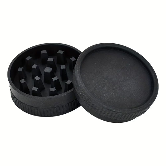 Black 4-piece smoking set with rolling tray, cigarette case, grinder and storage tube - additional view