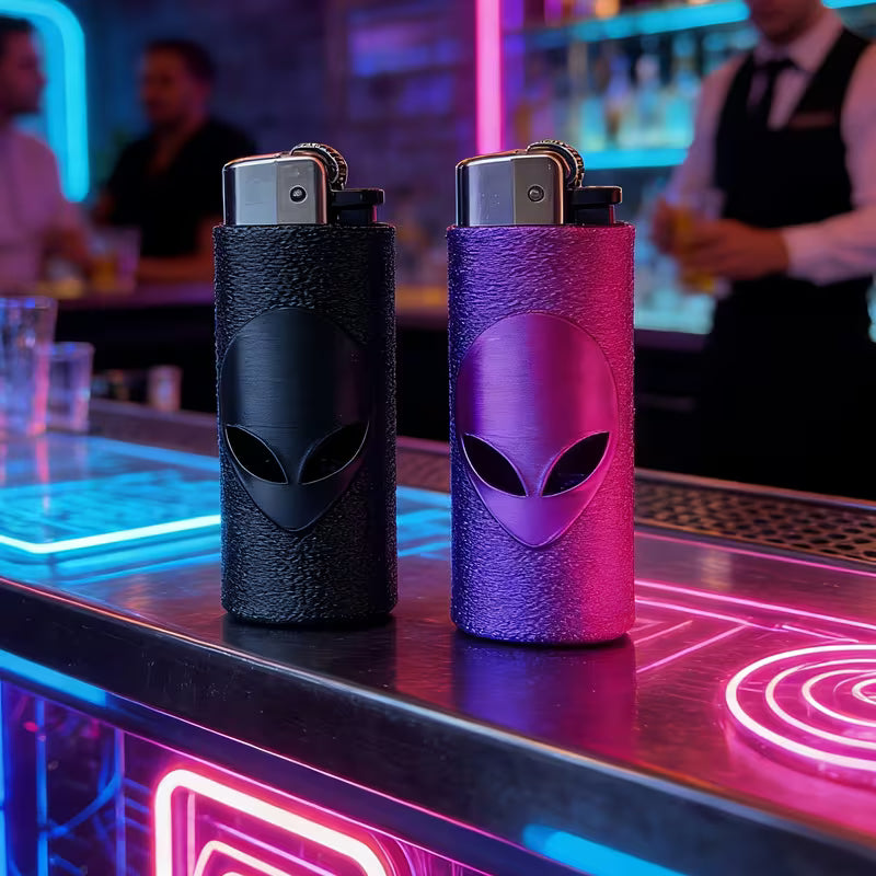 Sturdy Plastic Lighter Case – Stylish Lighter Cover Decor, Great for Men, Perfect for Parties & Outdoors