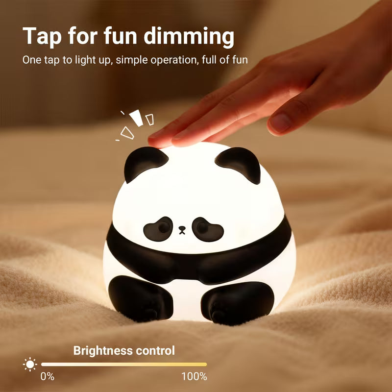 Mushroom Panda Lamp — Ambient Décor Light