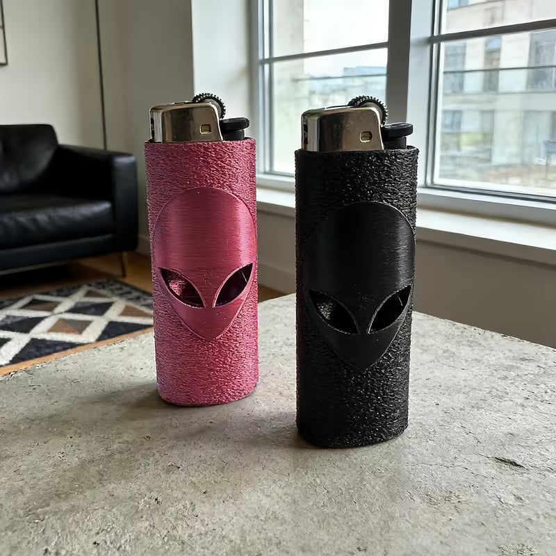 Sturdy Plastic Lighter Case – Stylish Lighter Cover Decor, Great for Men, Perfect for Parties & Outdoors