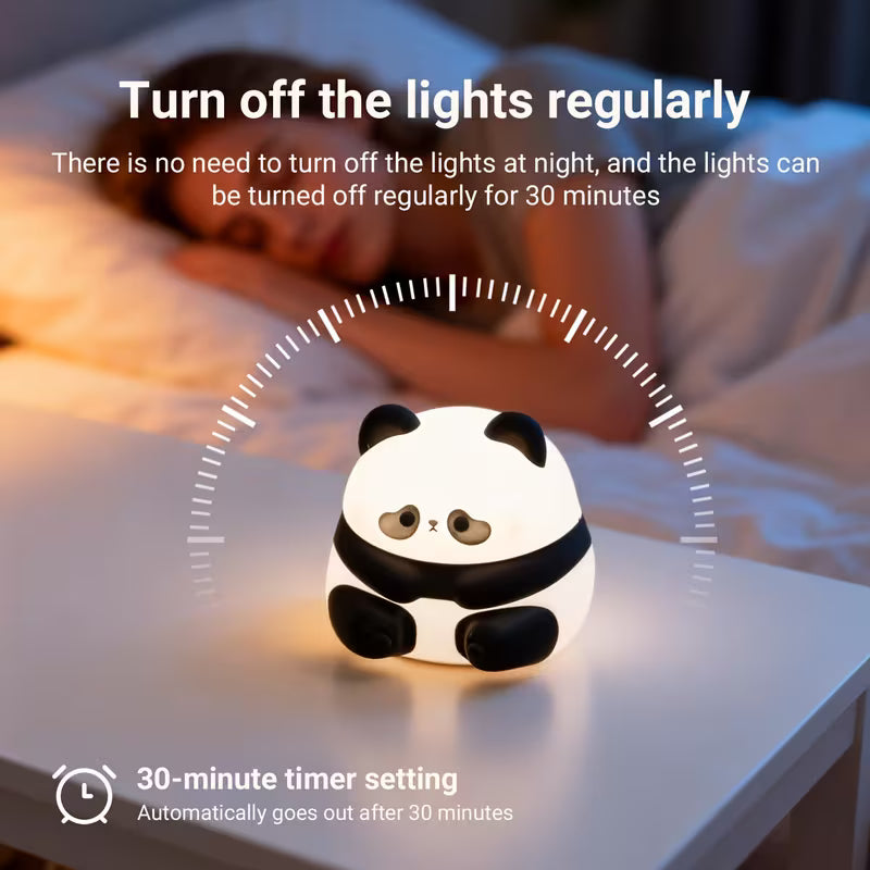 Mushroom Panda Lamp — Ambient Décor Light