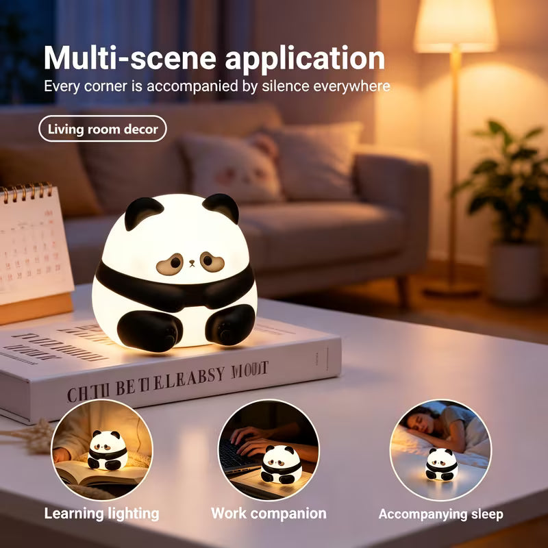 Mushroom Panda Lamp — Ambient Décor Light